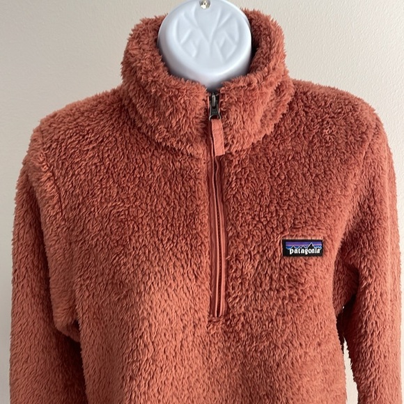 Patagonia Los Gatos Sherpa Fleece 1/4 Zip Pullover Jacket Women's Small - Picture 2 of 11